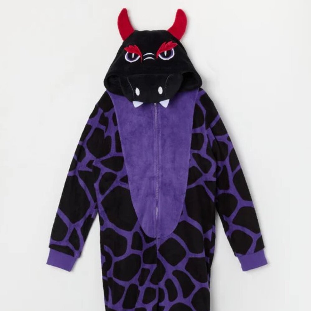 (Pre-loved) Youth 3D Dragon Plush Onesie